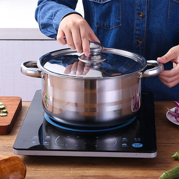 Tarpvalstybinis gamintojas Tiesioginis pardavimas Tiekimas Storintas Nerūdijančio plieno Komplektas 18-26 cm 5 dalių Sriubos Puodas Troškinys Indukcinė Viryklė