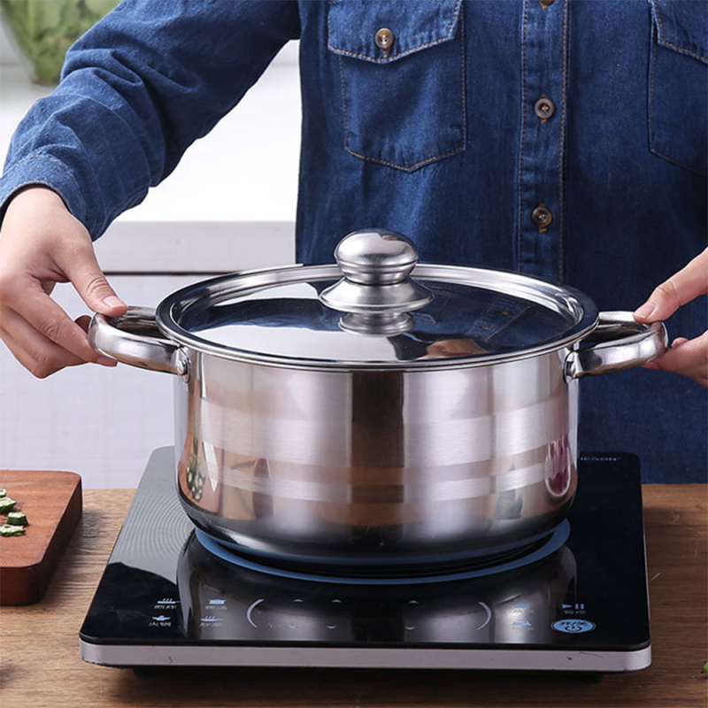 Tarpvalstybinis gamintojas Tiesioginis pardavimas Tiekimas Storintas Nerūdijančio plieno Komplektas 18-26 cm 5 dalių Sriubos Puodas Troškinys Indukcinė Viryklė