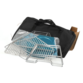 Lauko iškylų kepsninė, šešiakampė sulankstoma kepsninė, šešiakampė anglies viryklė, nešiojama nerūdijančio plieno kepsninė