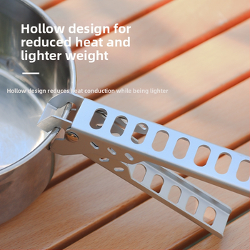 Välispikniku põletusvastane potiklamber lauanõude tarvikute jaoks grillklamber alumiiniumsulamist mikrolaineahju toiduklambri hoiustamine