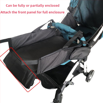 Piiriüleselt müüdav universaalne täisringikujulise jalatugi, pikendatud pedaaliga laste vihmavari, jalutuskäru iste, pikendatud jalaga lohistamise lisatarvikud