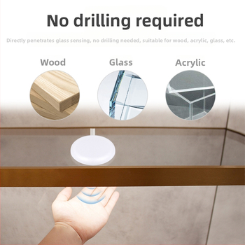 LED šviesos juostos jutiklinis reguliatorius rankiniam nuskaitymui, namų spintelės apšvietimo jungiklio didmeninė prekyba