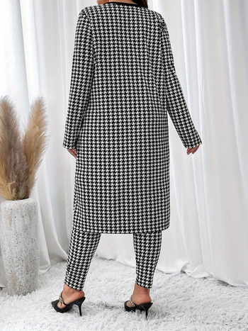 Европейски и американски трансграничен моден нов костюм за външна търговия с дълъг ръкав тип „петеница“ за жени, есен и зима, Amazon