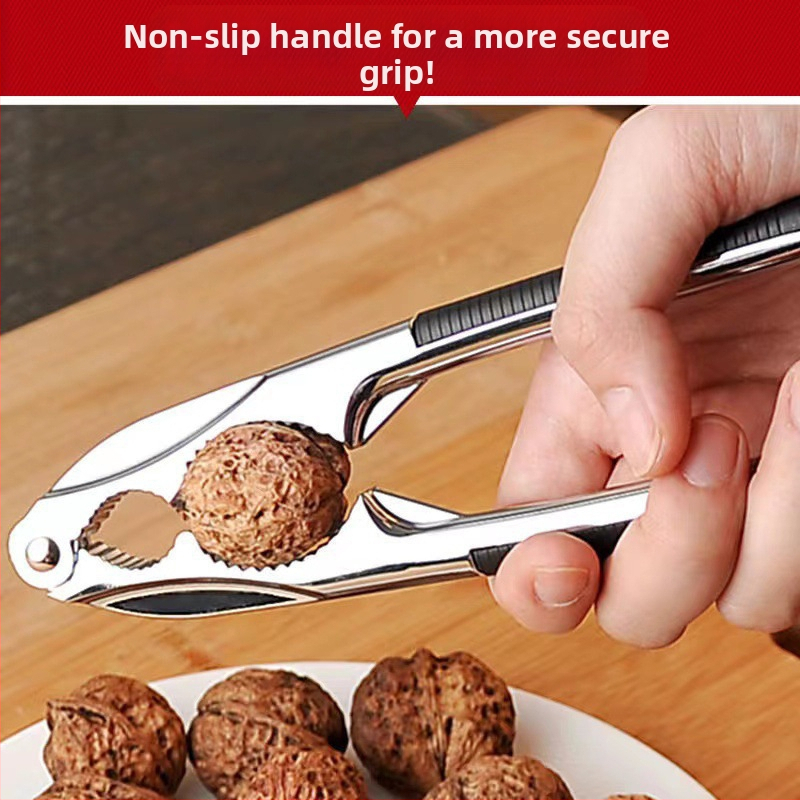 Nerūdijančio plieno džiovintų vaisių spaustukas kedro riešutų spaustukas buitinis graikinių riešutų spaustukas lazdyno riešutų mažos pekano riešutų replės atviros didmeninė prekyba