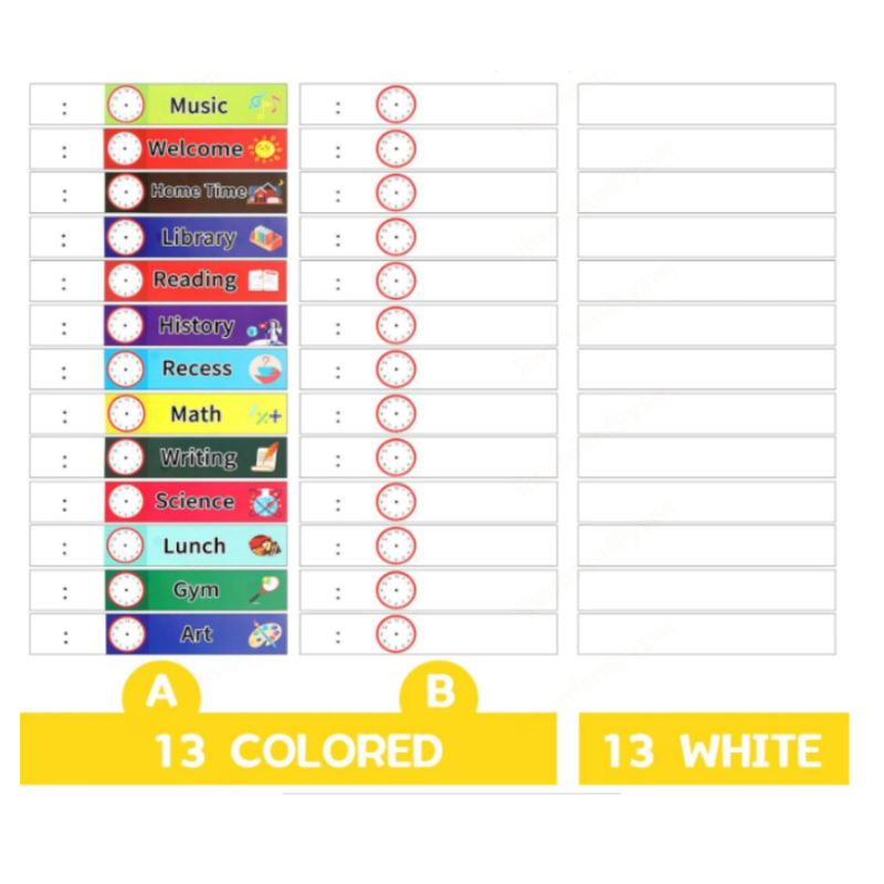 Горещо продаван календар на Amazon, календар за времето, годишен календар, карта за управление на времето, център за ранно образование, висяща чанта за карти