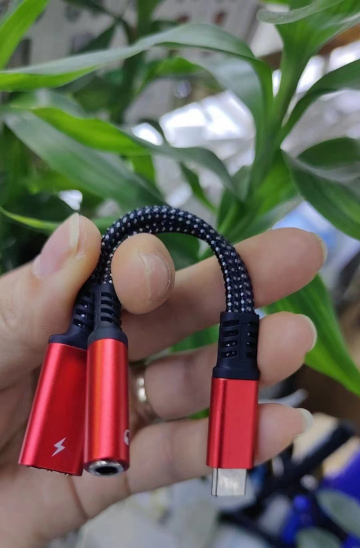 C tipo skaitmeninis adapteris 3,5 mm ausinių keitiklis mobiliojo telefono įkrovimui PD60W greito įkrovimo garso kabelis