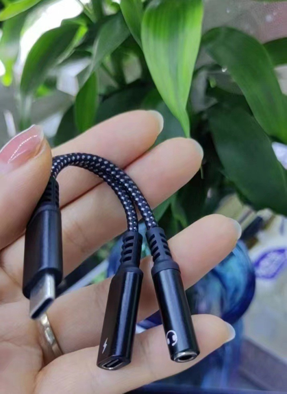 C tipo skaitmeninis adapteris 3,5 mm ausinių keitiklis mobiliojo telefono įkrovimui PD60W greito įkrovimo garso kabelis