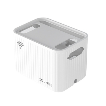 Pie sienas stiprināma uzglabāšanas kaste bezvadu wifi TV dekoderis maršrutētāja plaukts necaurduroša uzglabāšanas kaste pie sienas stiprināma