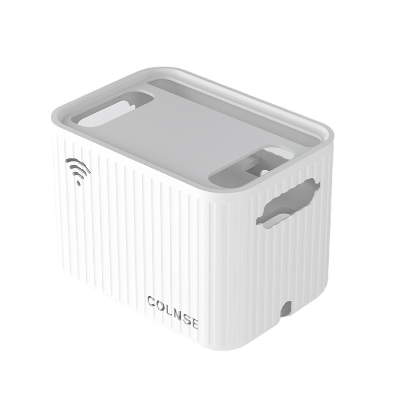 Pie sienas stiprināma uzglabāšanas kaste bezvadu wifi TV dekoderis maršrutētāja plaukts necaurduroša uzglabāšanas kaste pie sienas stiprināma