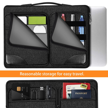 Τσάντα χειρός για φορητό υπολογιστή 14-17,3 ιντσών, κατάλληλη για Apple, Huawei και άλλα επαγγελματικά στυλ