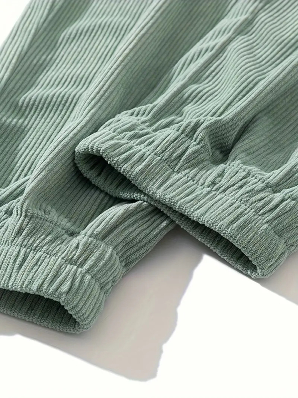 TEMU Xiyin TK Explosions Corduroy plius dydžio vyriškos kordinės kelnės, dailios europietiško dydžio ilgos kelnės, madingas Joker