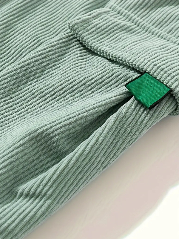 TEMU Xiyin TK Explosions Corduroy plius dydžio vyriškos kordinės kelnės, dailios europietiško dydžio ilgos kelnės, madingas Joker