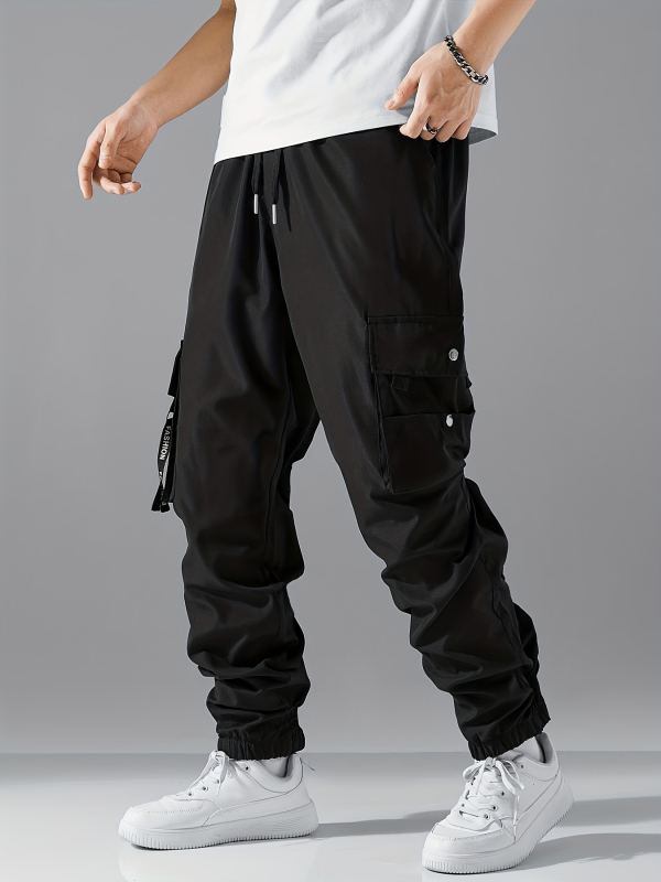 Meestele mõeldud piiriülesed tööpüksid, uus stiil igaks aastaajaks, Ameerika vabaaja dressipüksid, lahtised ja mitmekülgsed pikad püksid meesüliõpilastele, pluss-suuruses