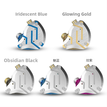 KZ-ZS10 PRO fém fülhallgató, gyűrűs vas, 10 egység, mozgó vas, HiFi fülhallgató, fülbe helyezhető mobil gamer fülhallgató