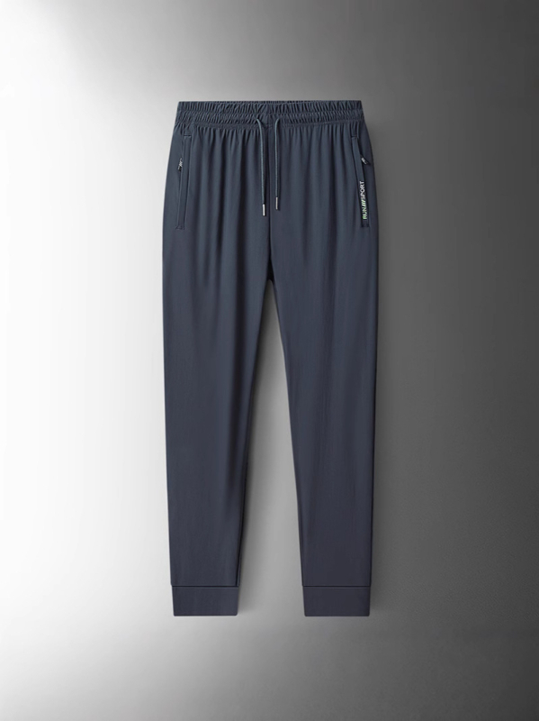 Suvised õhukesed jääsiidist püksid meeste välistingimustes kasutatavad spordipüksid, jääsiidist kiiresti kuivavad sirged püksid, pluss-suuruses meeste püksid