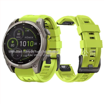 Подходяща за Jiaming Fenix 8 E 7X 7 6X 6 5X Plus, официална двуцветна силиконова каишка за бързо освобождаване.