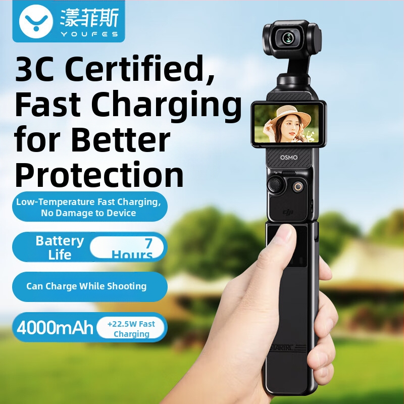 Yangfeisi sobib Dji Pocket 3 kaelarihmaga kinnitusele, Osmo Pocket kaamera lisatarvikutele, Live rinnakinnitusele