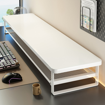 Υπολογιστής με ανυψωμένη βάση οθόνης, συρτάρι γραφείου, ράφι αποθήκευσης, βάση γραφείου, ανυψωμένη βάση για φορητό υπολογιστή