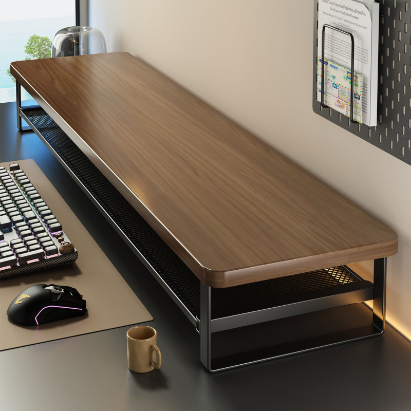 Arvuti kõrgendatud monitori kronsteini lauaarvuti sahtli hoiuriiul kontori sülearvuti alus kõrgendatud riiul