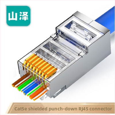 Yamazawa PCKT6100 клас 6 екранирана перфорирана мрежова кристална глава гигабитов супер клас 5 PCKT530/5100