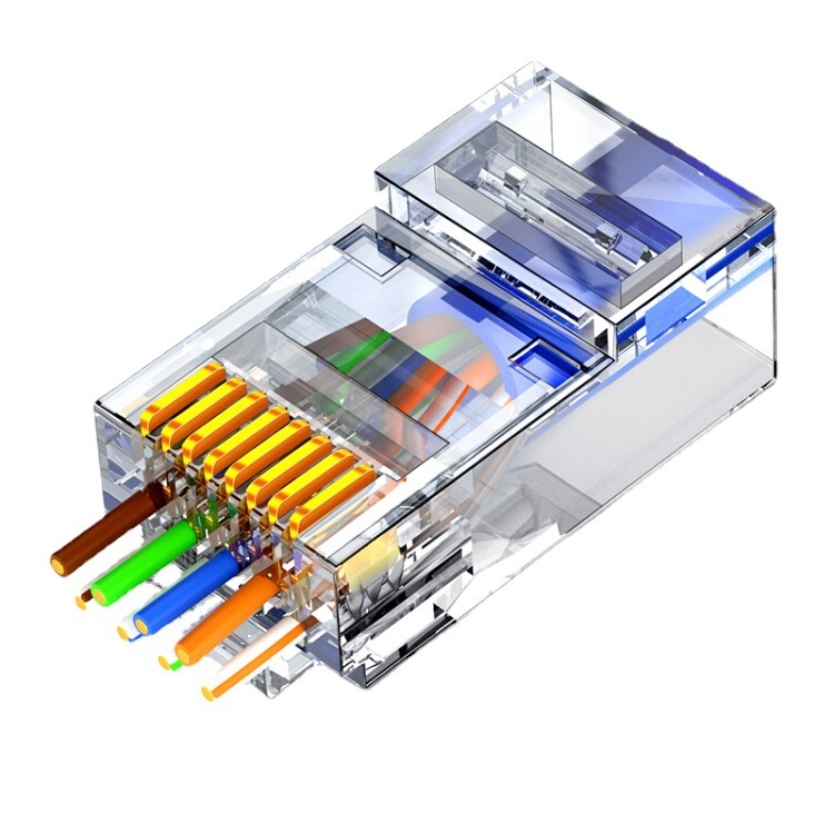 Yamazawa PCKT6100 клас 6 екранирана перфорирана мрежова кристална глава гигабитов супер клас 5 PCKT530/5100