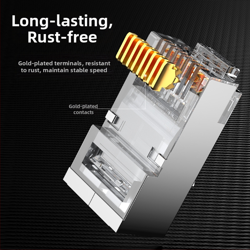 Yamazawa PCKT6100 клас 6 екранирана перфорирана мрежова кристална глава гигабитов супер клас 5 PCKT530/5100