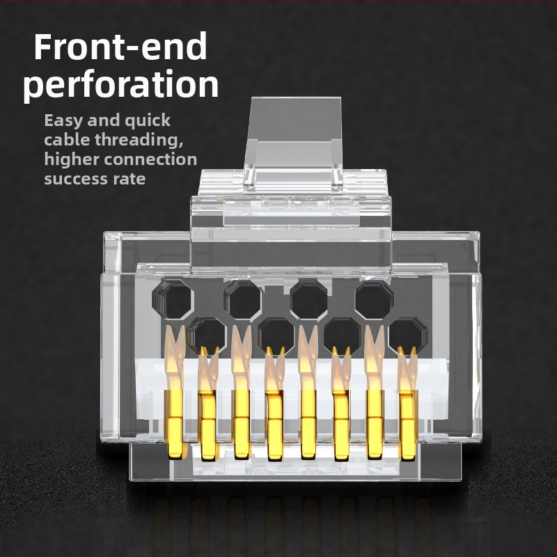 Yamazawa PCKT6100 клас 6 екранирана перфорирана мрежова кристална глава гигабитов супер клас 5 PCKT530/5100