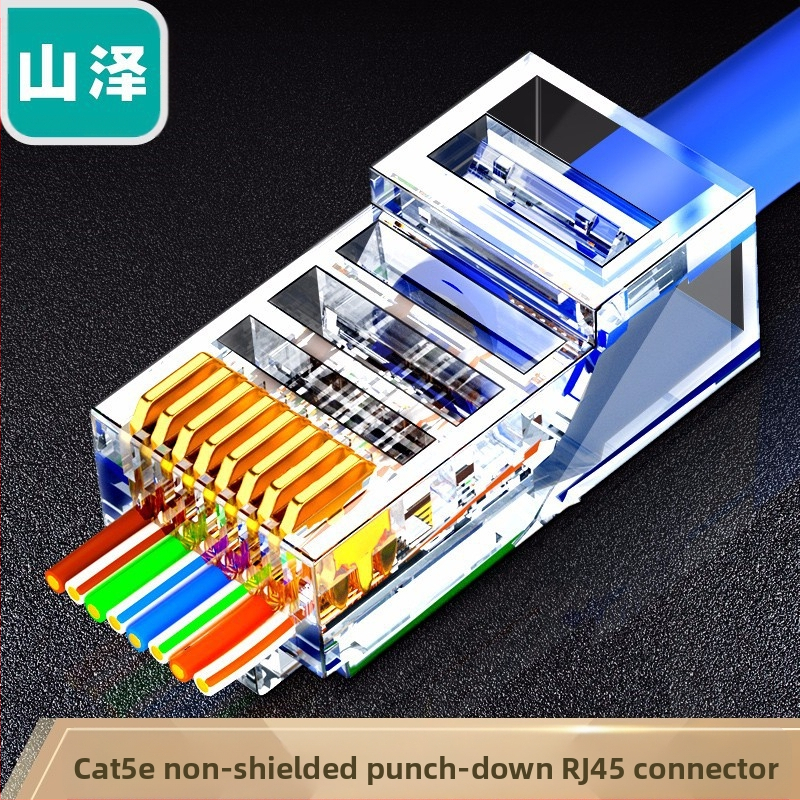 Yamazawa PCKT6100 клас 6 екранирана перфорирана мрежова кристална глава гигабитов супер клас 5 PCKT530/5100