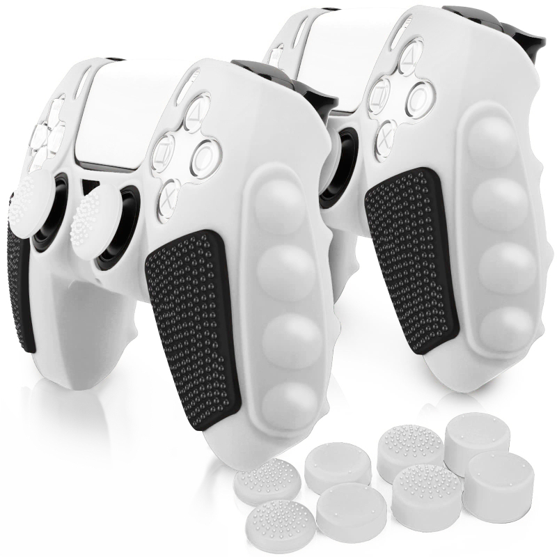 Väliskaubandus PS5 värvi sobitamise silikoonist mängukäepideme katte kaitseks kukkumisvastase kriimustuskindla hea tundega hulgimüügi asendustarvikute jaoks