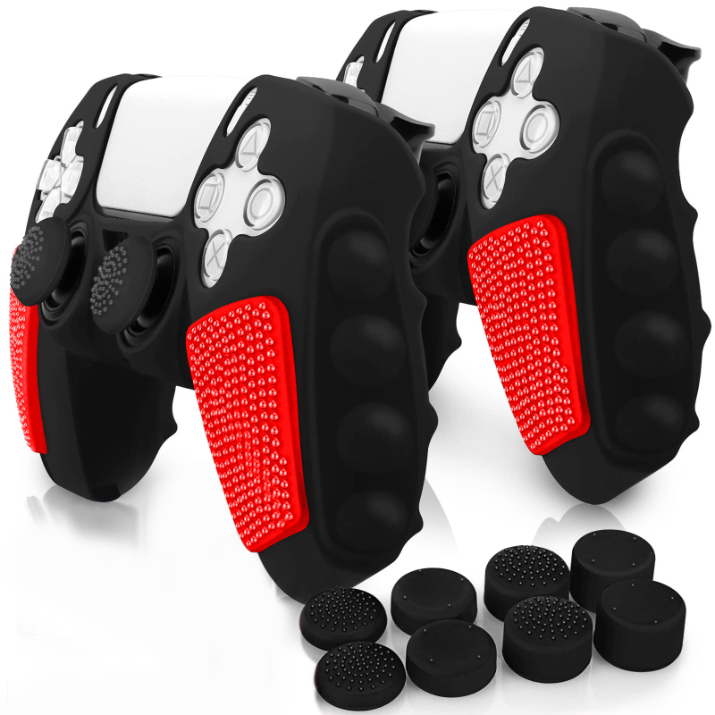 Väliskaubandus PS5 värvi sobitamise silikoonist mängukäepideme katte kaitseks kukkumisvastase kriimustuskindla hea tundega hulgimüügi asendustarvikute jaoks
