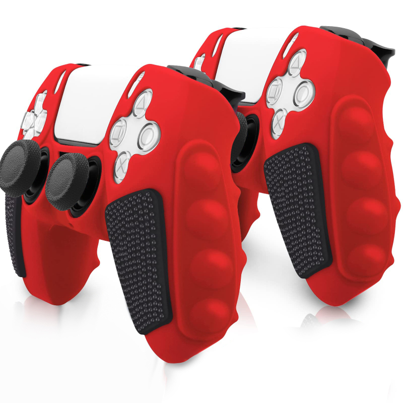 Väliskaubandus PS5 värvi sobitamise silikoonist mängukäepideme katte kaitseks kukkumisvastase kriimustuskindla hea tundega hulgimüügi asendustarvikute jaoks