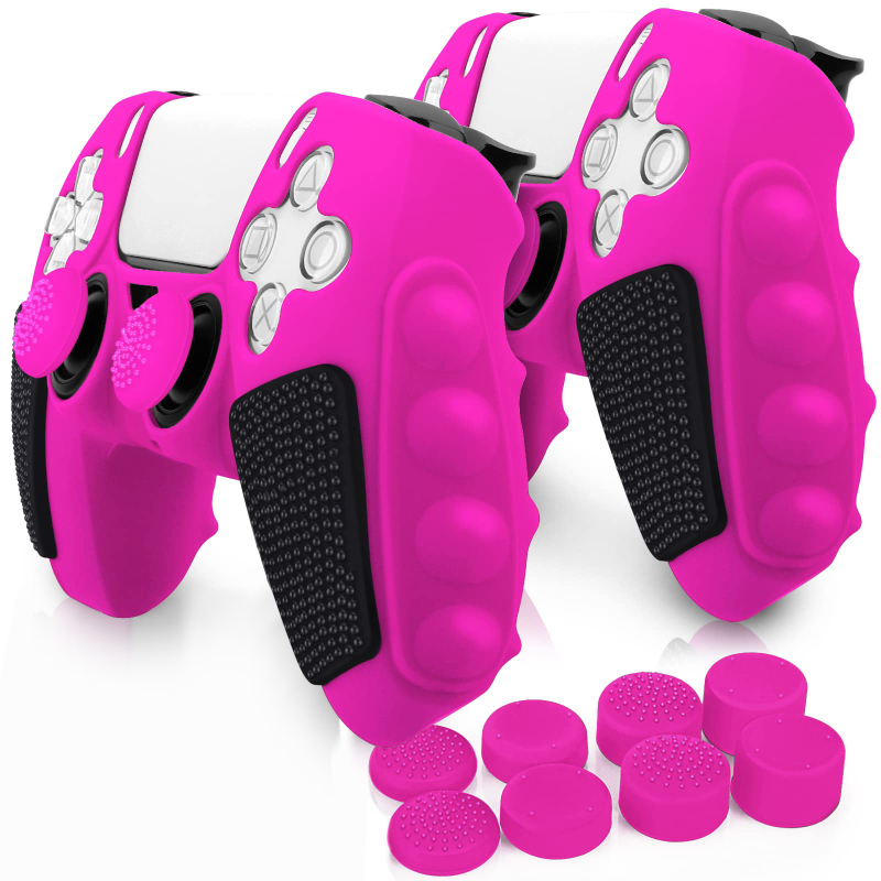 Väliskaubandus PS5 värvi sobitamise silikoonist mängukäepideme katte kaitseks kukkumisvastase kriimustuskindla hea tundega hulgimüügi asendustarvikute jaoks