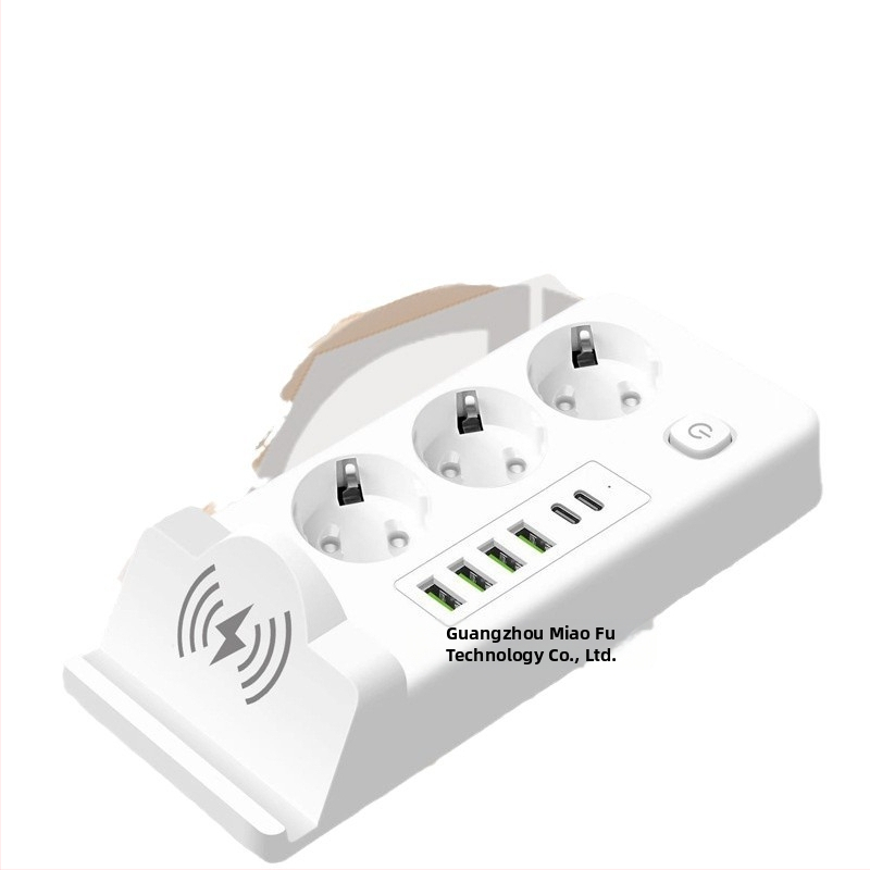Руски разклонител Многофункционален разклонител с кабел 3 м Европейски стандартен контакт 220V Европейски стандартен разклонител