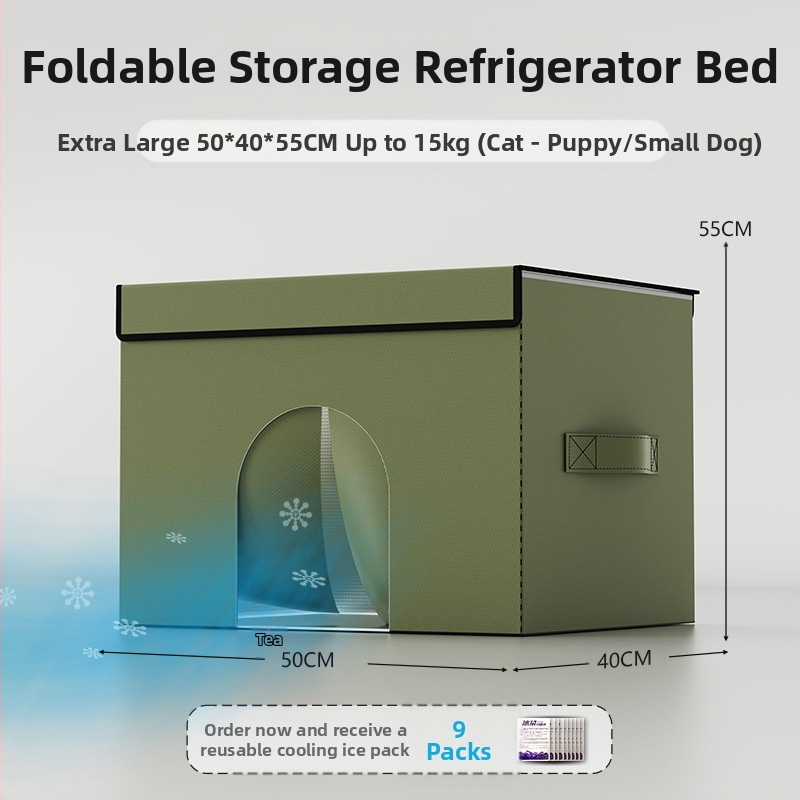 Kassile mõeldud konditsioneeriga majakassipesa, suvine jahutav majakass, suvine lemmikloom, nelja aastaaja universaalne iglu, väikese koera magamiskott