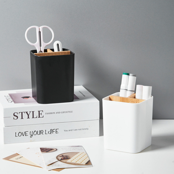 ↫ Θήκη στυλό Οργανωτής χαρτικών Επιτραπέζιος υπολογιστής Κουτί αποθήκευσης Κουτί αποθήκευσης πινέλων μακιγιάζ Κύπελλο οδοντόβουρτσας Μπάνιο Θήκη οδοντόβουρτσας Αποθήκευση