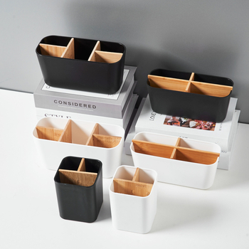 ↫ Θήκη στυλό Οργανωτής χαρτικών Επιτραπέζιος υπολογιστής Κουτί αποθήκευσης Κουτί αποθήκευσης πινέλων μακιγιάζ Κύπελλο οδοντόβουρτσας Μπάνιο Θήκη οδοντόβουρτσας Αποθήκευση