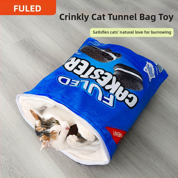 Υπνόσακος Διασυνοριακής Φωλιάς Γάτας με Ήχο, με επένδυση από φλις, Ζεστός Υπνόσακος Φωλιάς Γάτας, Μαλακός Υπνόσακος Γάτας, Φθινόπωρο και Χειμώνας