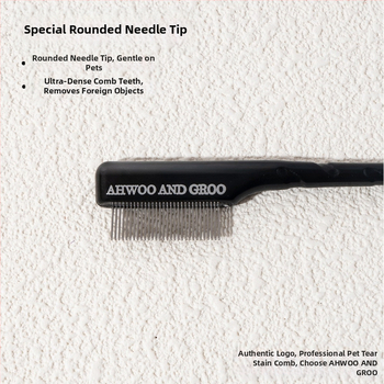 Koera pisarapleki kamm pisarahari väike näokamm lemmikloomade hari silmade puhastushari silmade eritise ilu kass koer bichon frizur