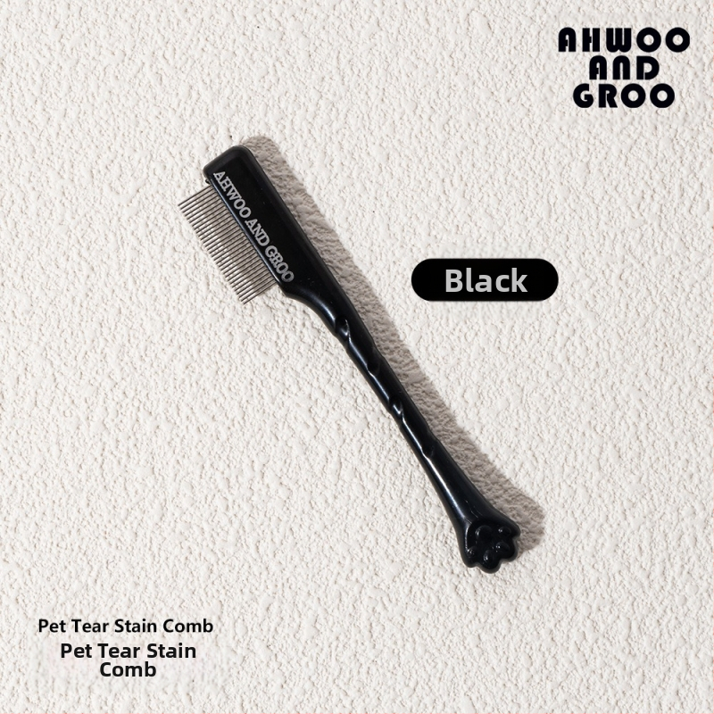 Koera pisarapleki kamm pisarahari väike näokamm lemmikloomade hari silmade puhastushari silmade eritise ilu kass koer bichon frizur