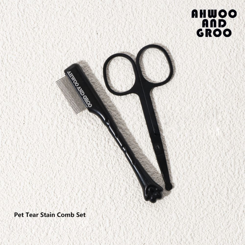 Koera pisarapleki kamm pisarahari väike näokamm lemmikloomade hari silmade puhastushari silmade eritise ilu kass koer bichon frizur