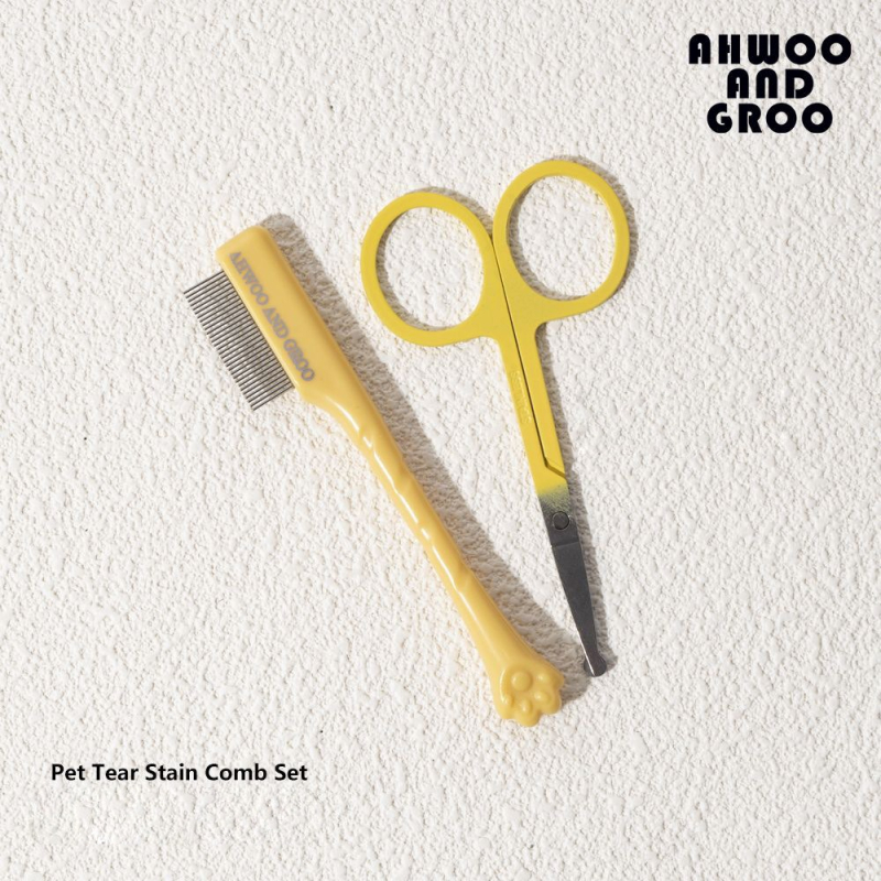 Koera pisarapleki kamm pisarahari väike näokamm lemmikloomade hari silmade puhastushari silmade eritise ilu kass koer bichon frizur