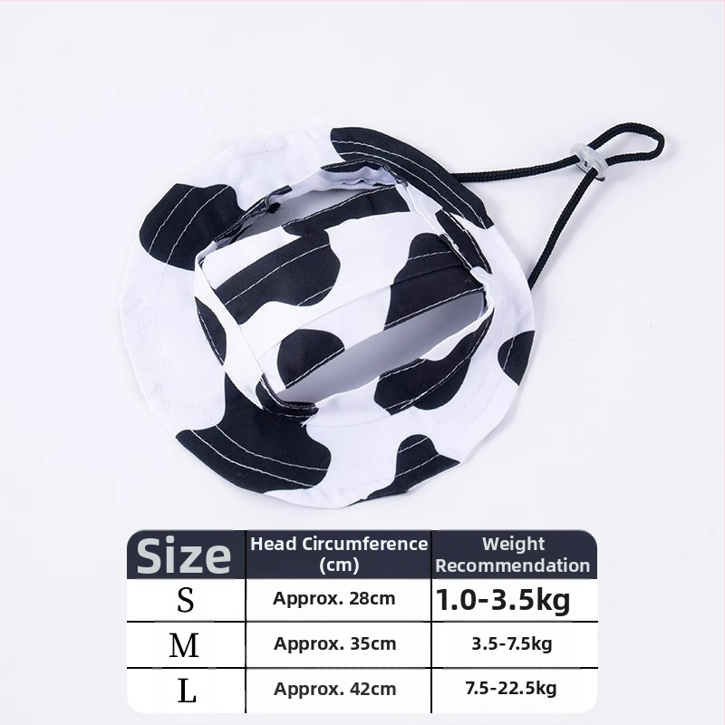 Шапка за кучета с открити уши, регулируема шапка за защита от слънце за външна употреба, шапка за рибар за малки и средни кучета Теди Корги