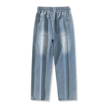 Ανδρικά τζιν American Wide Leg, casual, νέα, ρετρό, μοντέρνα, ίσια, χαλαρά παντελόνια, casual παντελόνια, μεγάλα μεγέθη