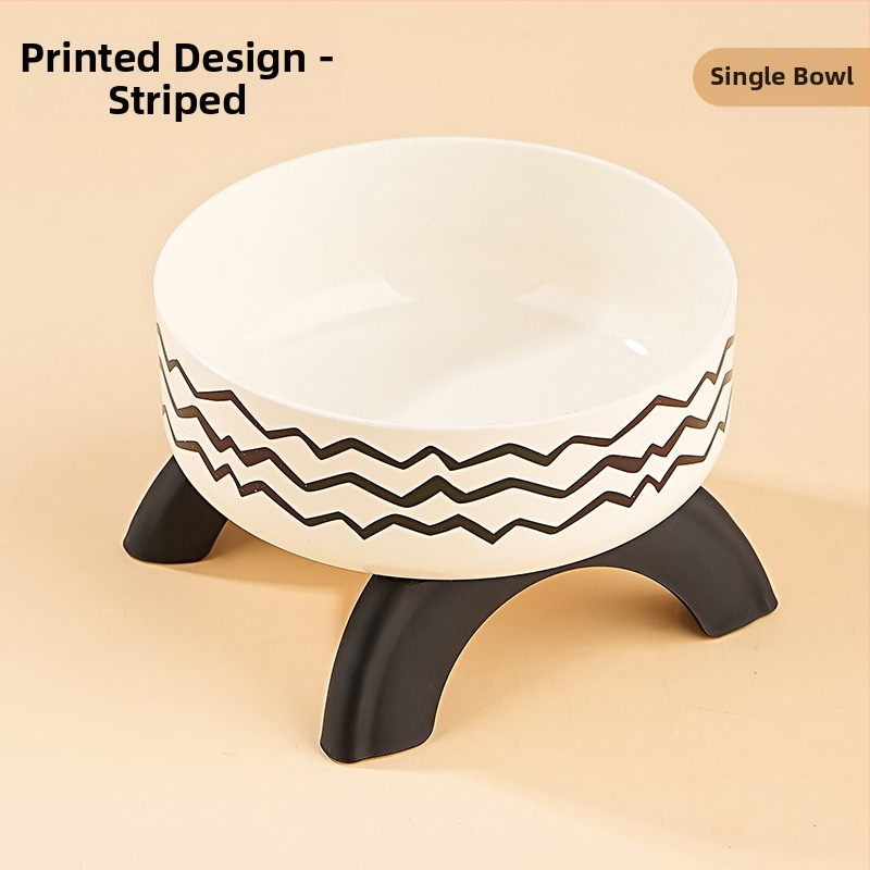 Kassi kõrge kauss kaelakaitsega kassikauss lemmikloomale roostevabast terasest kauss libisemisvastane ümberminekuvastane koerakauss koeratoidukleit piiriülene uus stiil