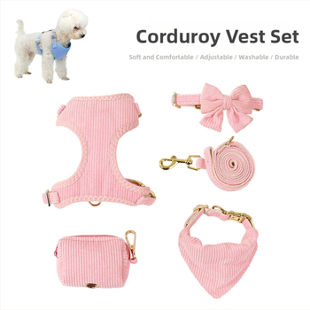 Piiriülene vest koerarihm väikesele ja keskmise suurusega koerale Bixie Teddy kutsika rinnarihm koerarihm koerakett