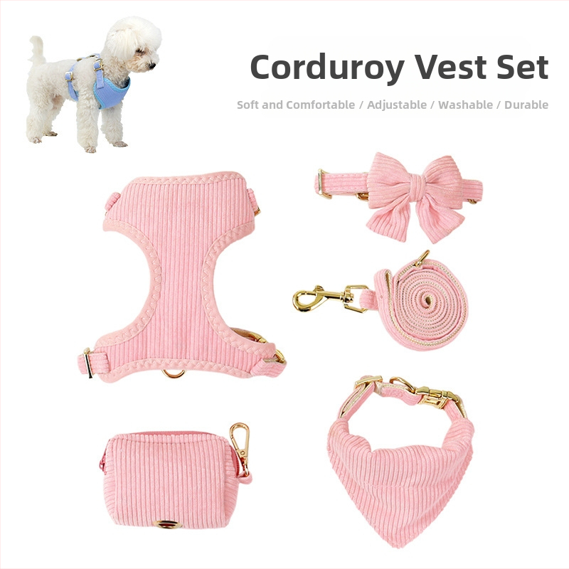 Piiriülene vest koerarihm väikesele ja keskmise suurusega koerale Bixie Teddy kutsika rinnarihm koerarihm koerakett