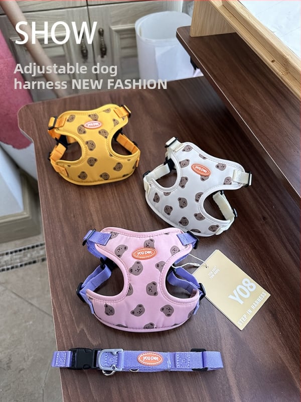 Koerarihma vest Jalutusrihma rihm Väikesele koerale Keskmise suurusega koerale Rinnarihm Koerarihm Teddy koerakett