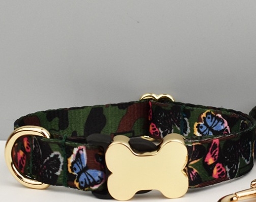 Etnilise stiili paelaga luupandlaga trükitud lemmiklooma kaelarihm armas koerakaelarihm õues koertele jalutamiseks koera kaelarihm koerarõngas koerakett