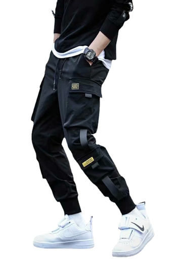 Παντελόνι Crock-in για άνδρες, μοντέρνο παντελόνι μάρκας, φοιτητικό παντελόνι εννέα σημείων, χαλαρό, λειτουργικό παντελόνι Harem για νέους, casual