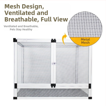 PAYI ronimiskunst, ronimislemmikloomade puur, horisontaalne puur, alumiiniumisulamist kameeleoni söötmiskast, ronimiskast, sisalik, ventileeritud ja hingav